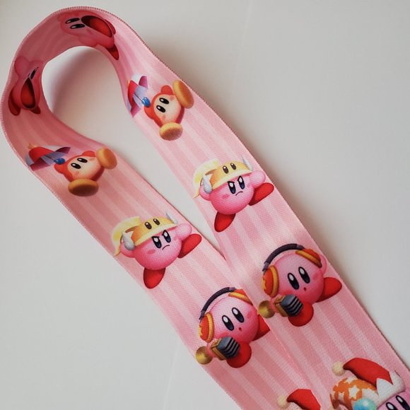 Cute Kirby Lanyard for Keys & Badge Holder - Picture 2 of 2